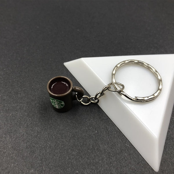 2019 New Women/Men's Fashion Handmade Resin Mineral water bottles Wine Bottle Key Chains Key Rings Alloy Charms Gifts Wholesale