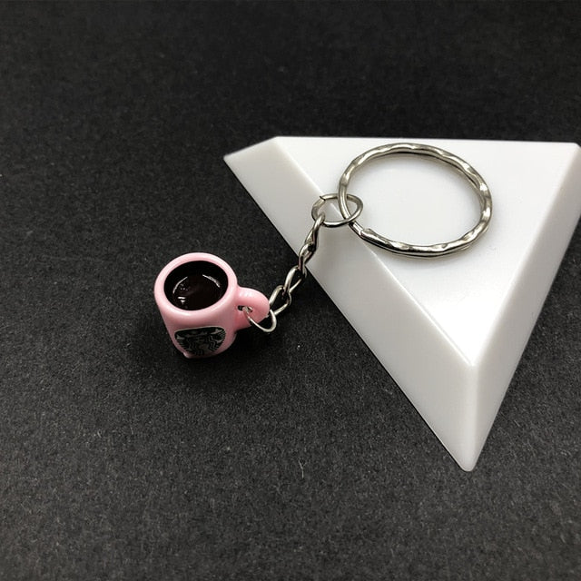 2019 New Women/Men's Fashion Handmade Resin Mineral water bottles Wine Bottle Key Chains Key Rings Alloy Charms Gifts Wholesale