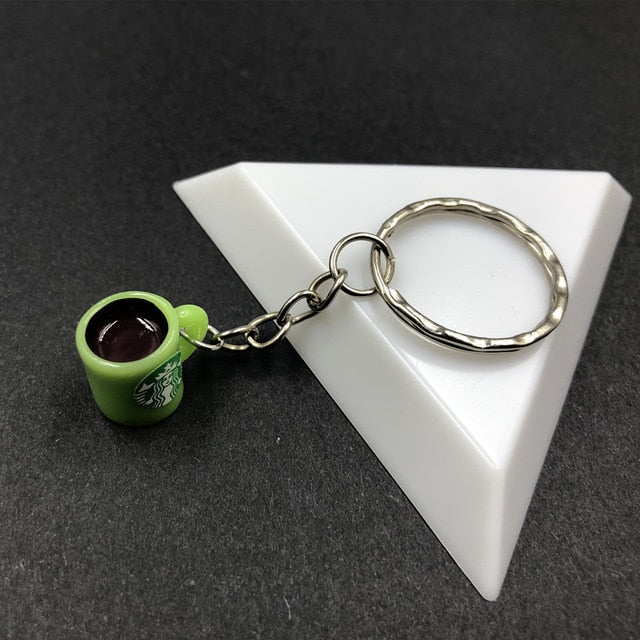 2019 New Women/Men's Fashion Handmade Resin Mineral water bottles Wine Bottle Key Chains Key Rings Alloy Charms Gifts Wholesale