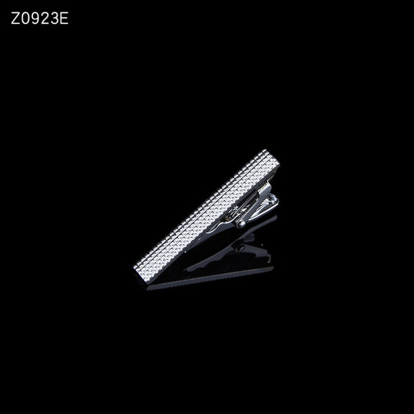 Men's tie clip silver fashion 10 simple short male collar 4cm