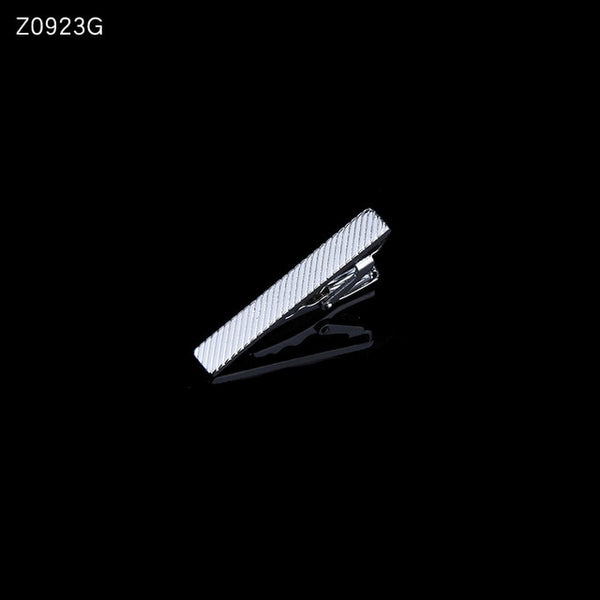 Men's tie clip silver fashion 10 simple short male collar 4cm