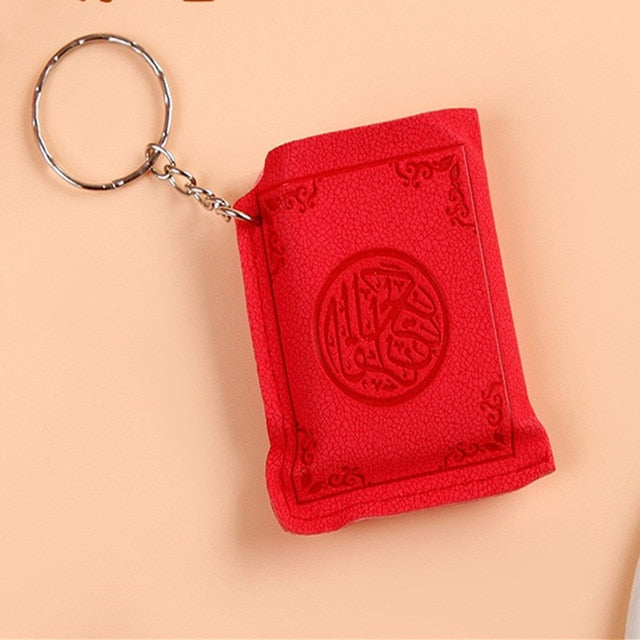 2019 Fashion Jewelry Mini Arabic Quran Quran Islamic Islamic Allah Real Paper Can Read Pendant Keyring Fashion Religious Jewelry