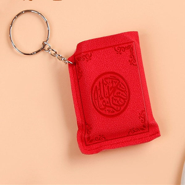 2019 Fashion Jewelry Mini Arabic Quran Quran Islamic Islamic Allah Real Paper Can Read Pendant Keyring Fashion Religious Jewelry