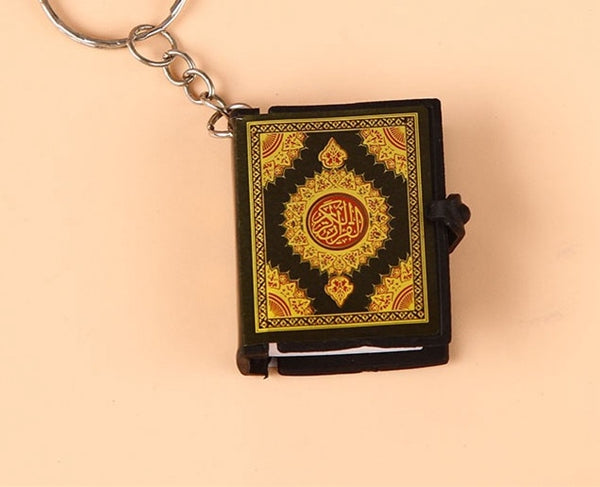 2019 Fashion Jewelry Mini Arabic Quran Quran Islamic Islamic Allah Real Paper Can Read Pendant Keyring Fashion Religious Jewelry