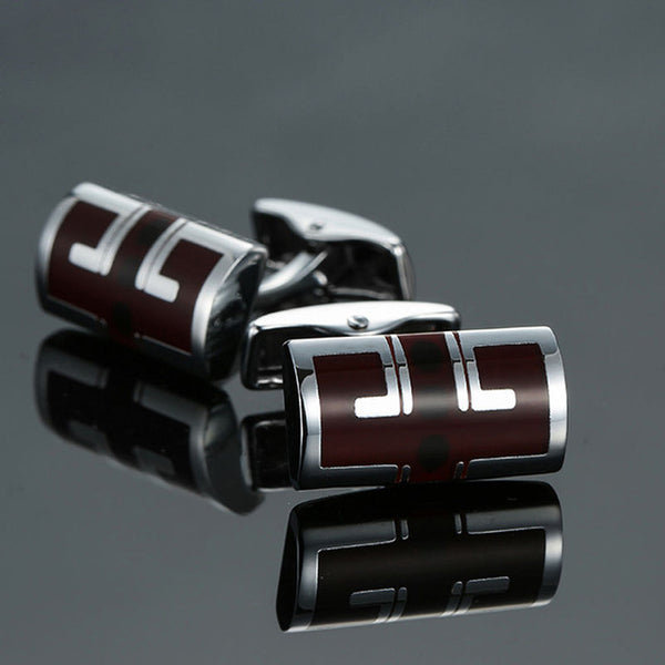 Quality enamel baking paint, men's French shirt cufflinks wholesale custom made cuff top grade business shirt cufflinks.