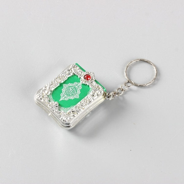 2019 Fashion Jewelry Mini Arabic Quran Quran Islamic Islamic Allah Real Paper Can Read Pendant Keyring Fashion Religious Jewelry