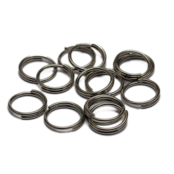 200pcs/lot 5 6 7 8 10 12 14 mm Open Jump Rings Double Loops Gold Color Split Rings Connectors For Jewelry Making