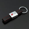Applicable to Audi series car keychain Leather R Rs Sline AMG M tricolor Car model car keychain Pendant Q15