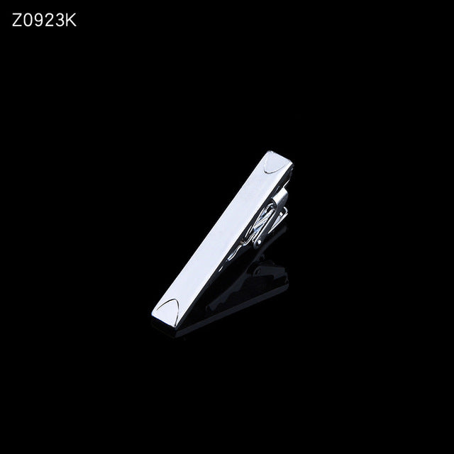 Men's tie clip silver fashion 10 simple short male collar 4cm